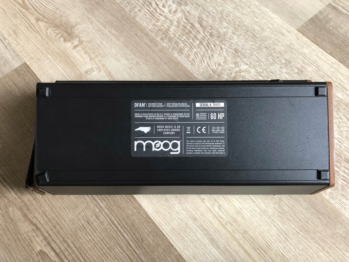 Moog DFAM Analog Percussion Synthesizer w/ Sonoclast MAFD MIDI Controller + Patch Cables