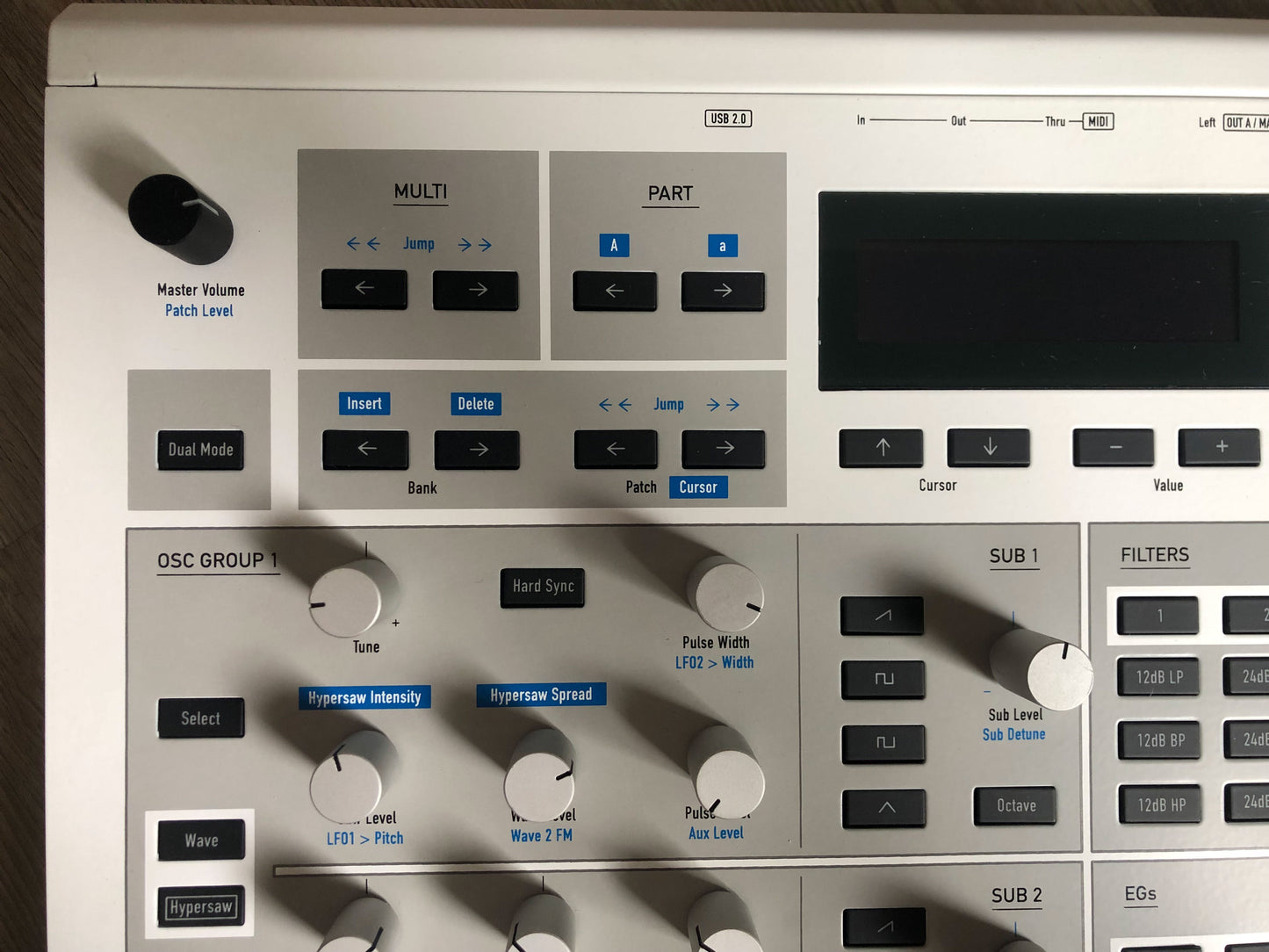 Waldorf Kyra Minty w/ OG Box, Manual, PSU, USB, & Latest OS