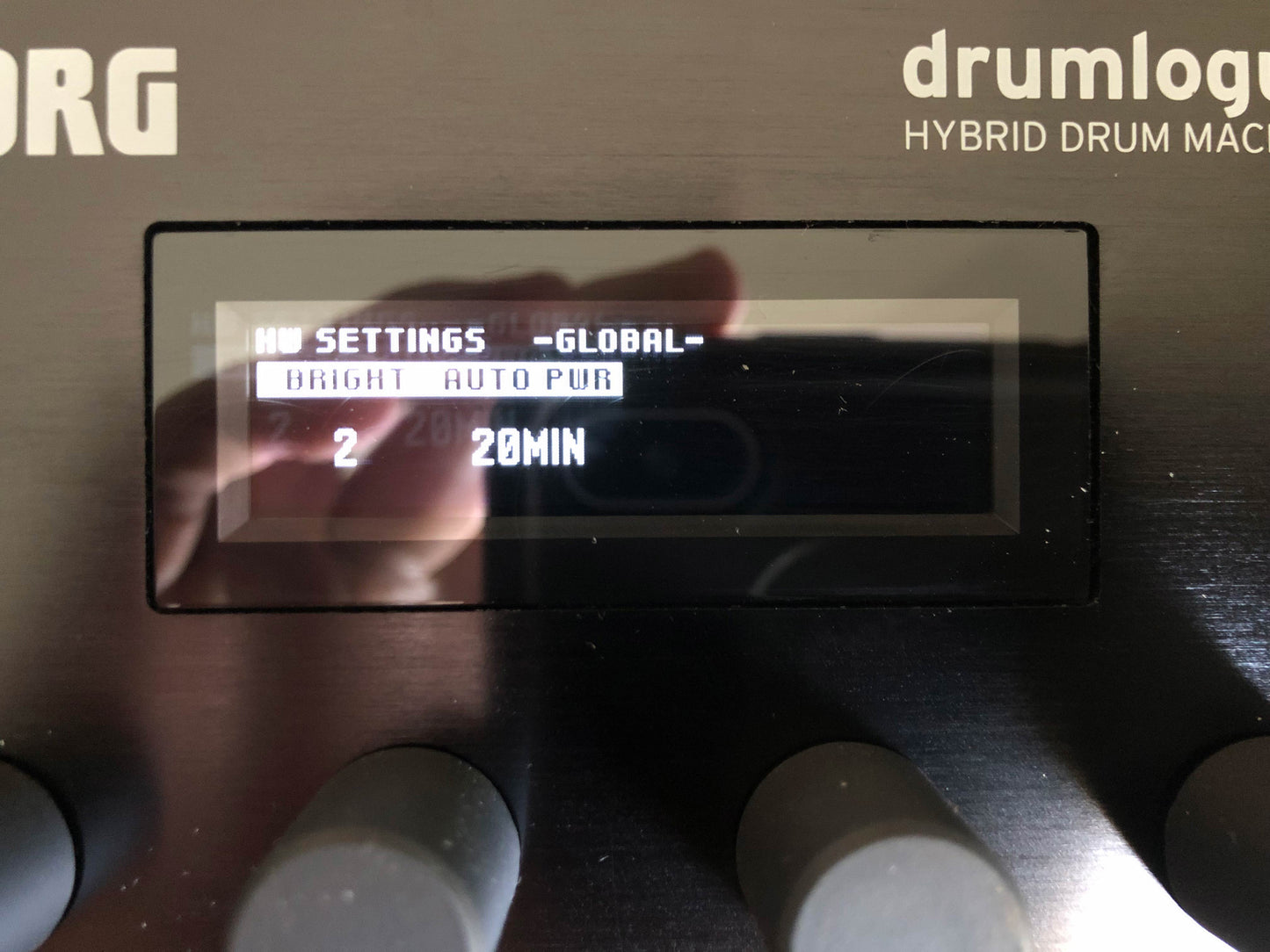 Korg Drumlogue Hybrid Drum Machine w/ OG PSU