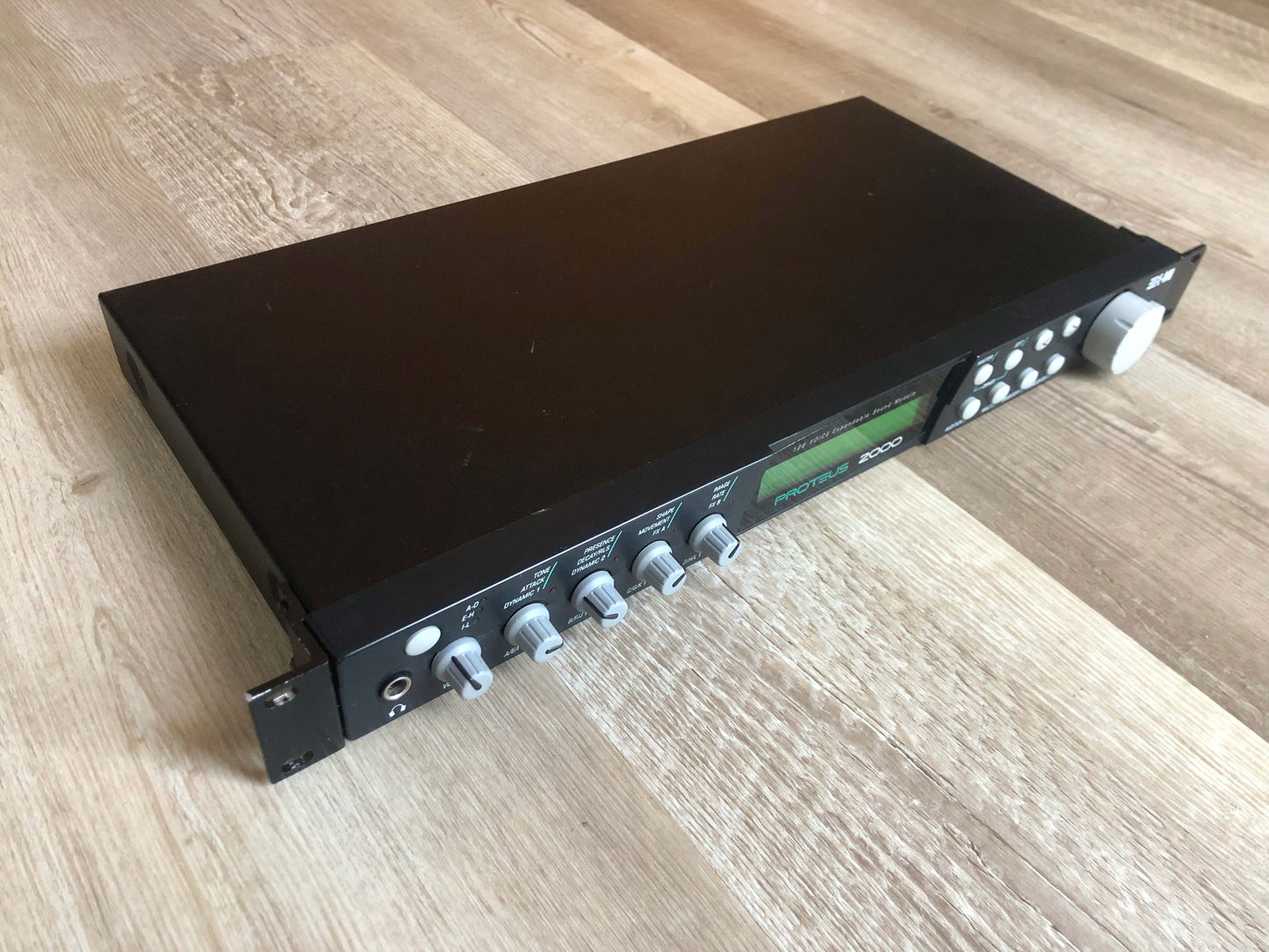 E-MU Systems Proteus 2000 Synthesizer w/ Composer & Mo' Phatt ROMs, New Encoder + Rack Ears