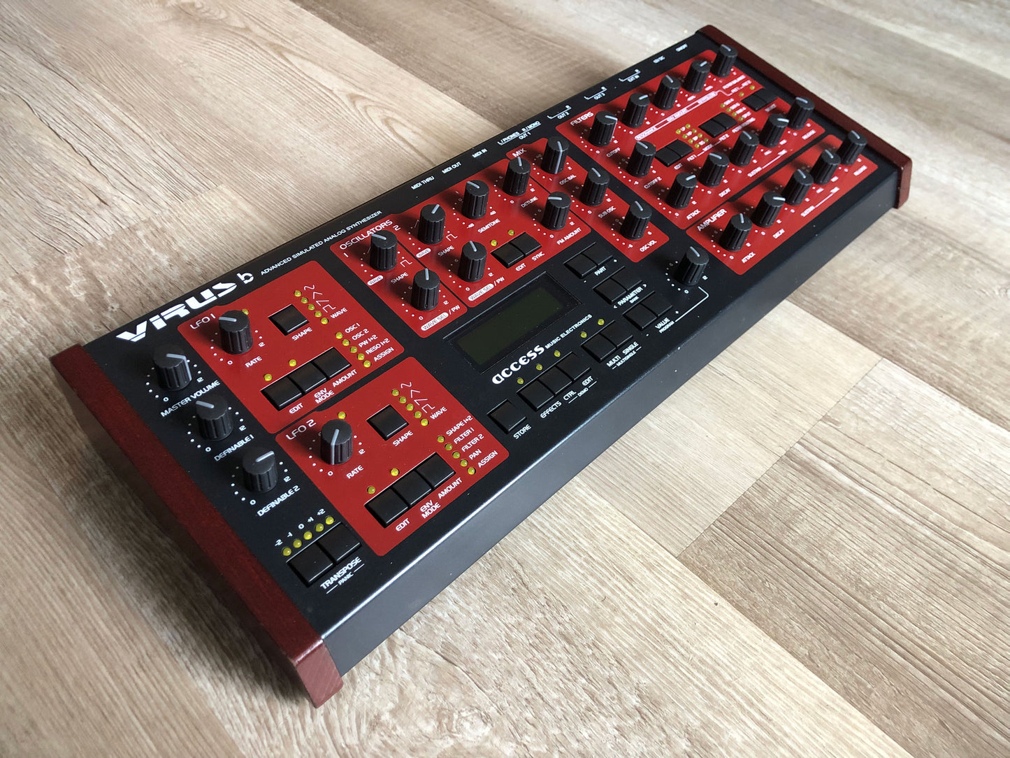 Access Virus B Desktop, All New Tacts, Power Filter Cap, Battery + PSU, OS 4.9