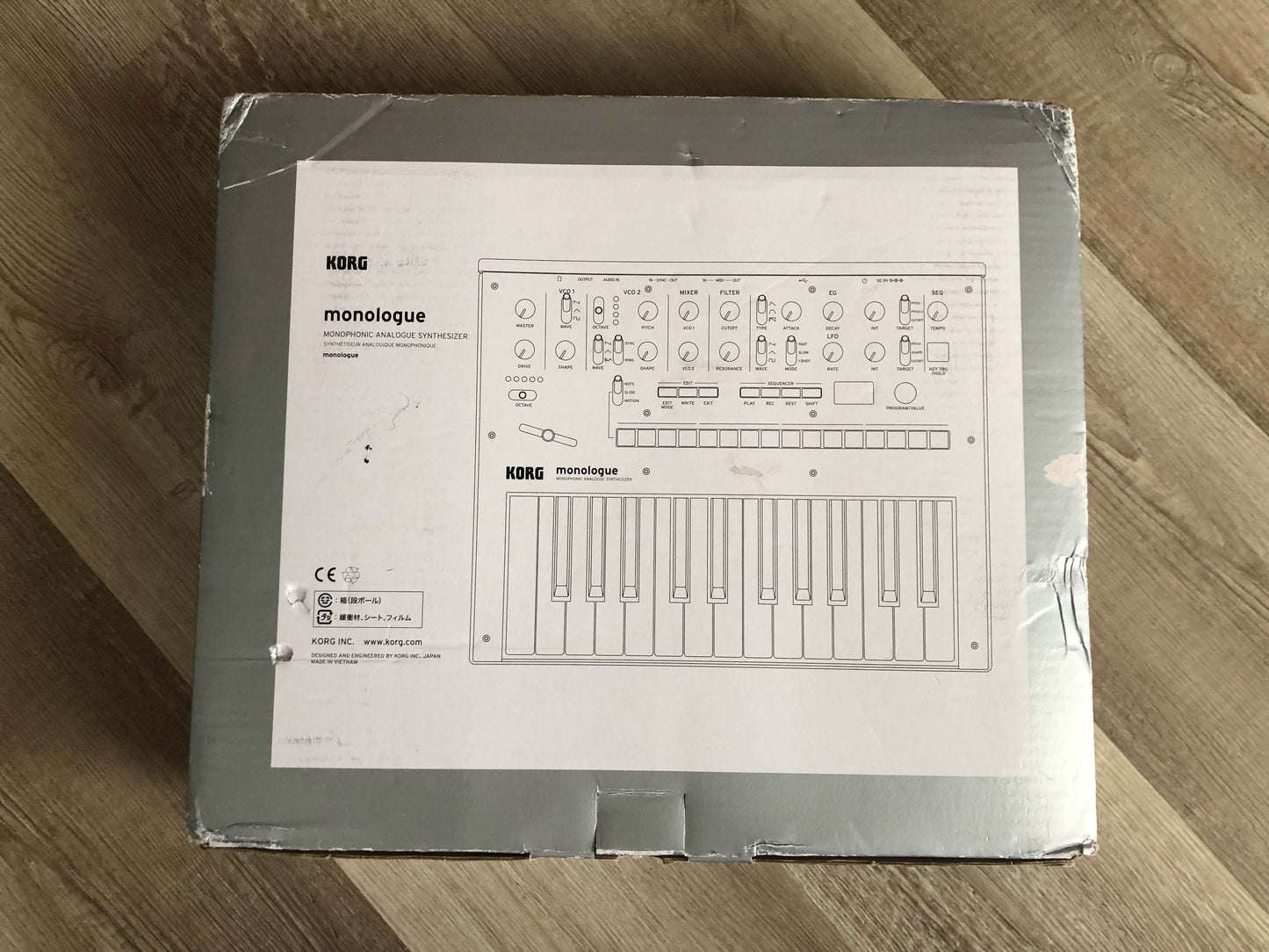 Korg Monologue Analog Synthesizer w/ Original Box & Quality PSU