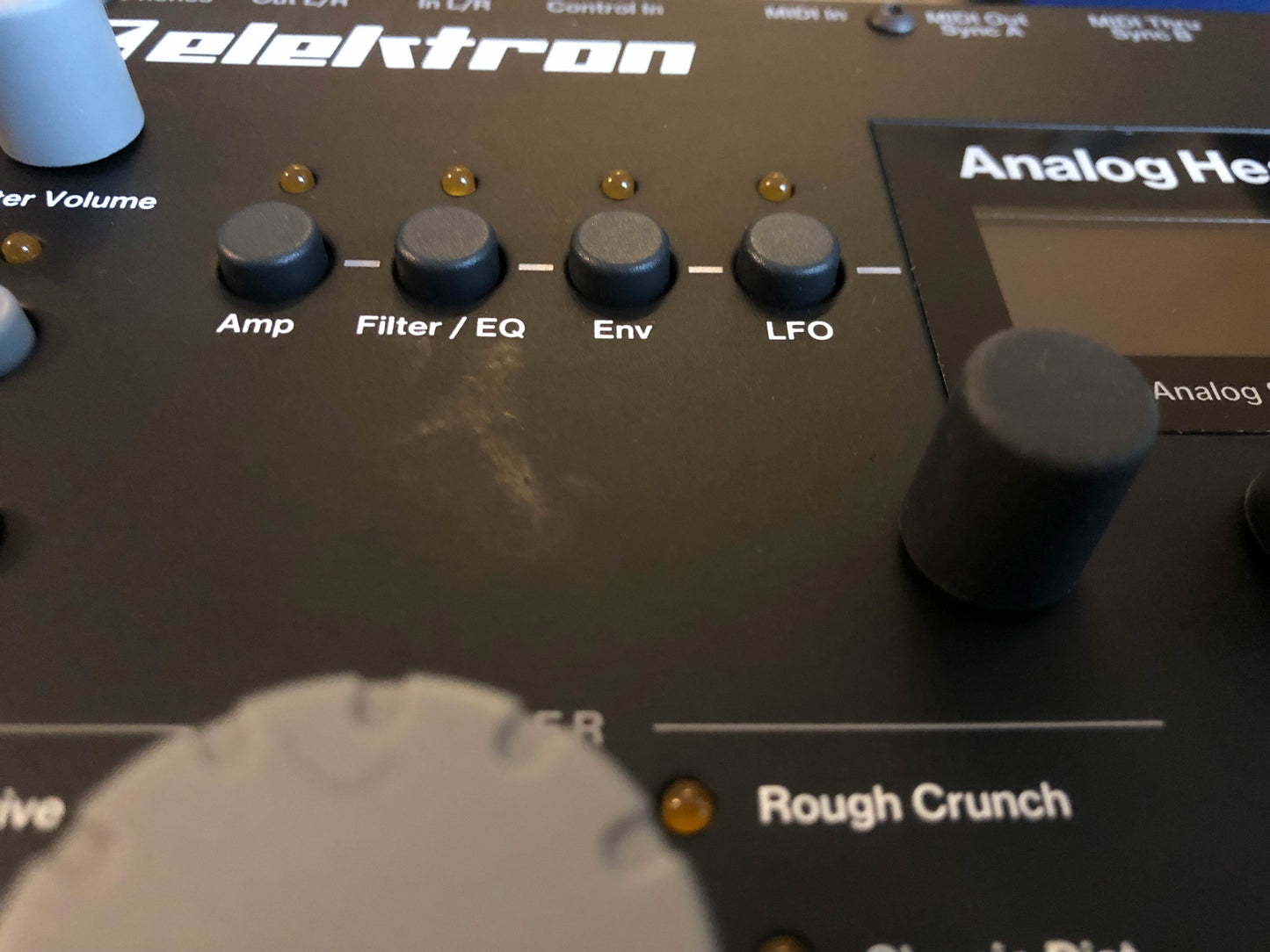 Elektron Analog Heat MKI w/ OG PSU + Quality Aftermarket USB Cable