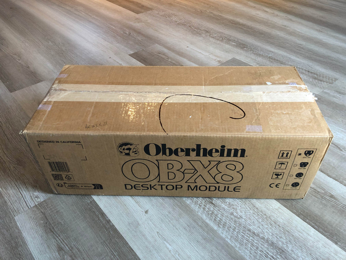 Oberheim OB-X8 Analog Desktop Synthesizer in Excellent Condition w/ OG Box