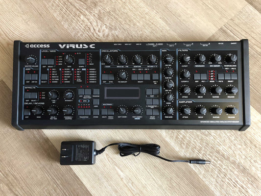 Access Virus C Desktop, Fully Recapped w/ All New Tacts, New Power Switch, Battery + Triad PSU