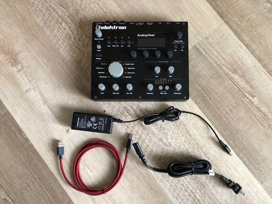 Elektron Analog Heat MKI w/ OG PSU + Quality Aftermarket USB Cable