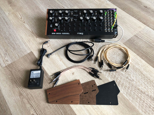 Moog DFAM Analog Percussion Synthesizer w/ Sonoclast MAFD MIDI Controller + Patch Cables