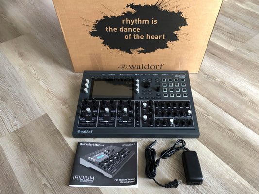 Waldorf Iridium Desktop MKI 16-Voice Synthesizer w/ OG Box, Manual + PSU