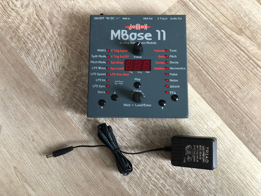 Jomox MBase 11 Analog Kick Drum Synthesizer w/ All New Tacts + OG PSU