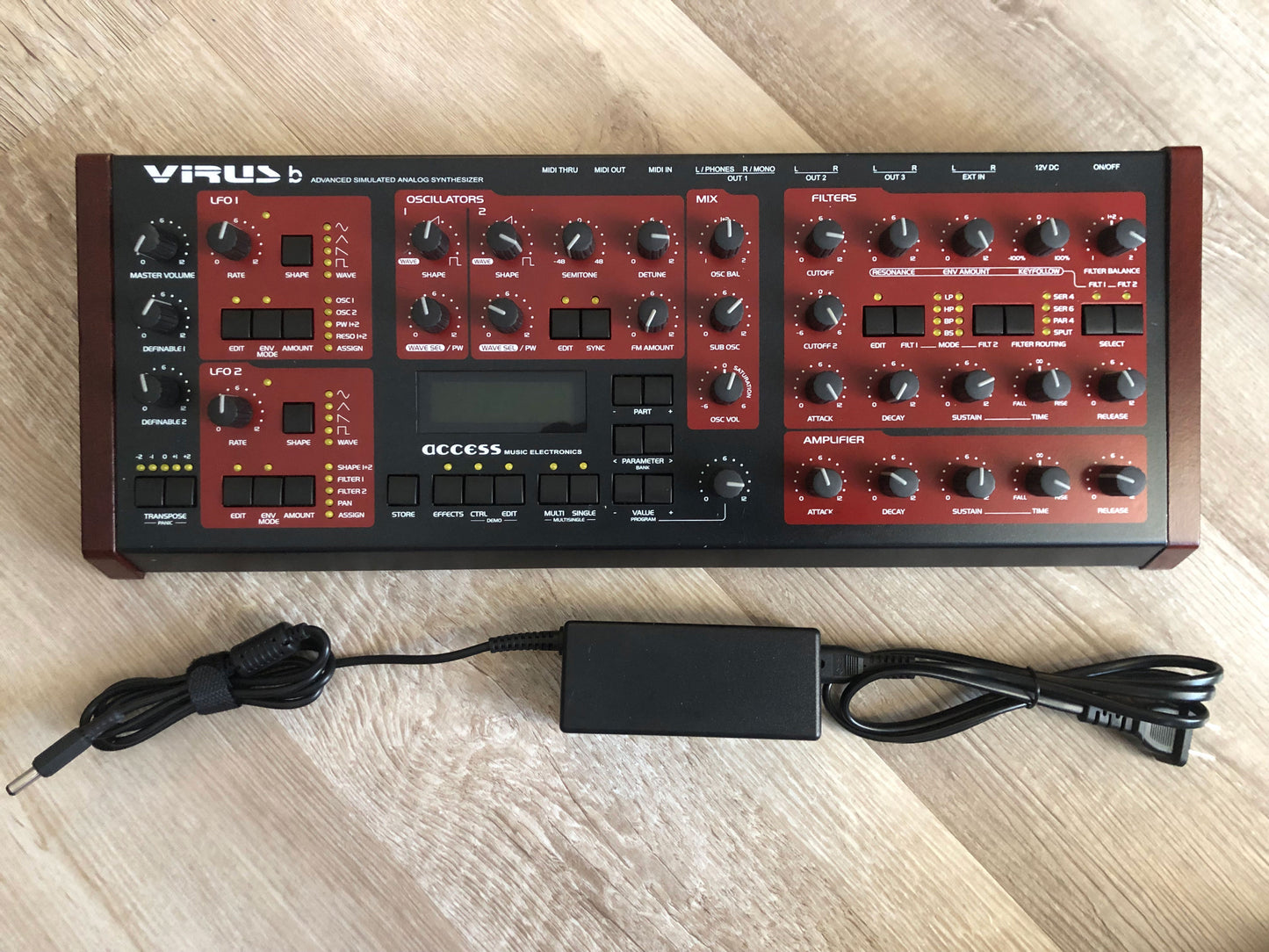 Access Virus B Desktop, All New Tacts, Power Filter Cap, Battery + PSU, OS 4.9