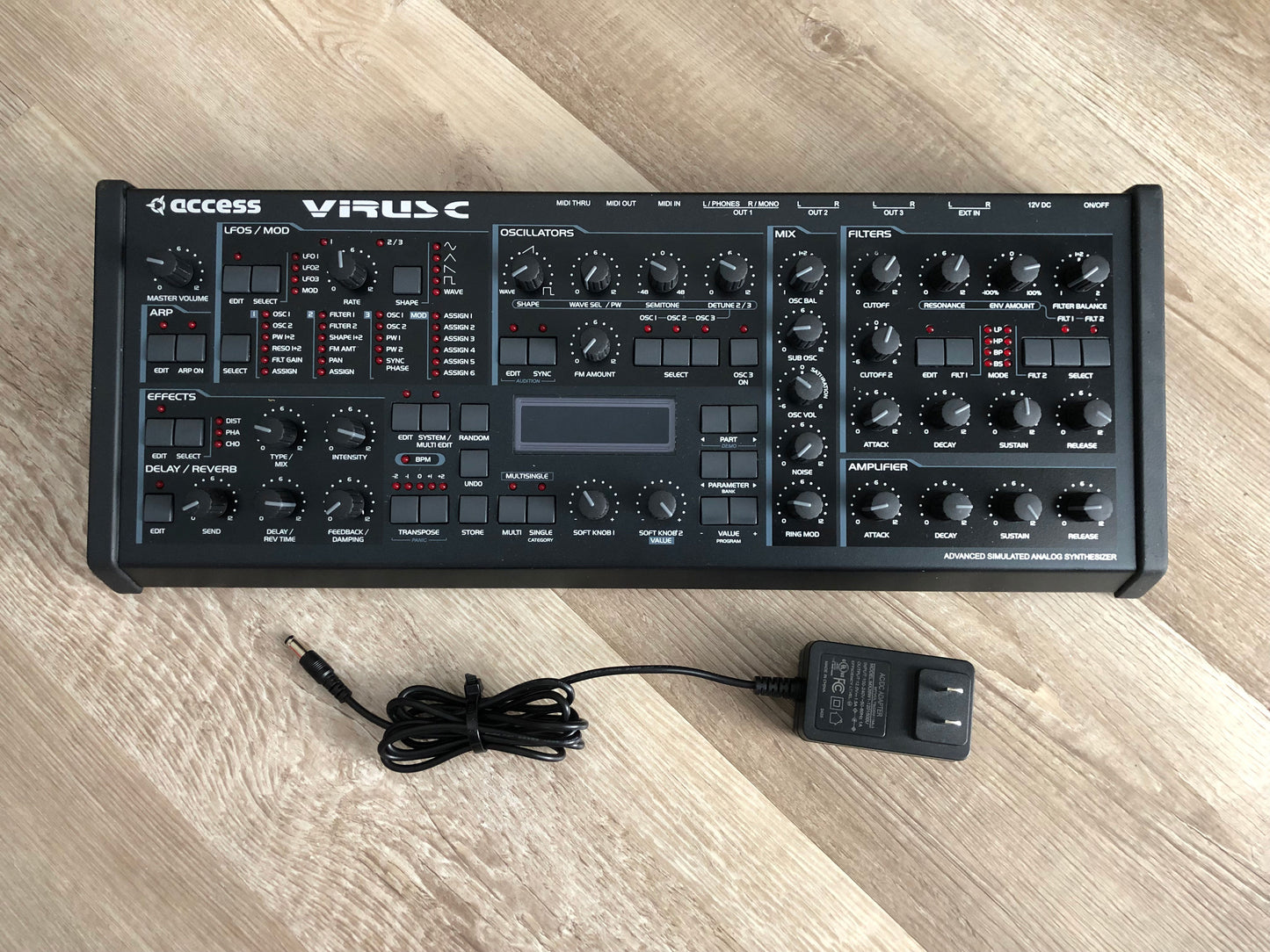 Access Virus C Desktop, New Tacts, Power Filter Cap, Battery + PSU, Excellent Condition