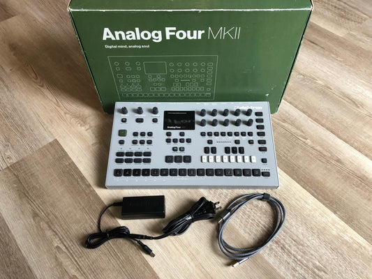 Elektron Analog Four MKII (Gray) w/ Original Box, PSU + New USB Cable