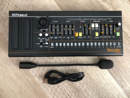 Roland VP-03 Vocoder in Excellent Condition w/ Mic & USB Cable