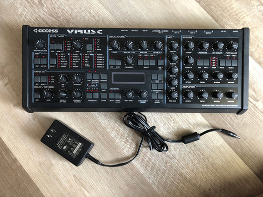 Access Virus C Desktop, New Tacts, Power Filter Cap, Battery + PSU, OS 6.5