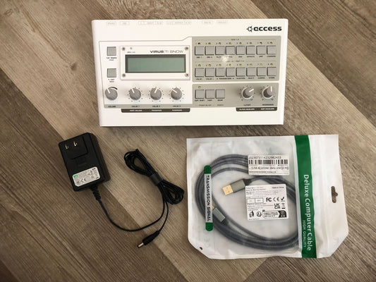 Access Virus TI Snow, All New Tacts & New Battery, Cosmetic Issues, Functionally Perfect