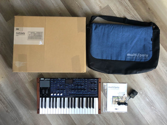 Korg Multi/Poly Analog Modeling Synthesizer w/ Gig Bag, OG Box + PSU