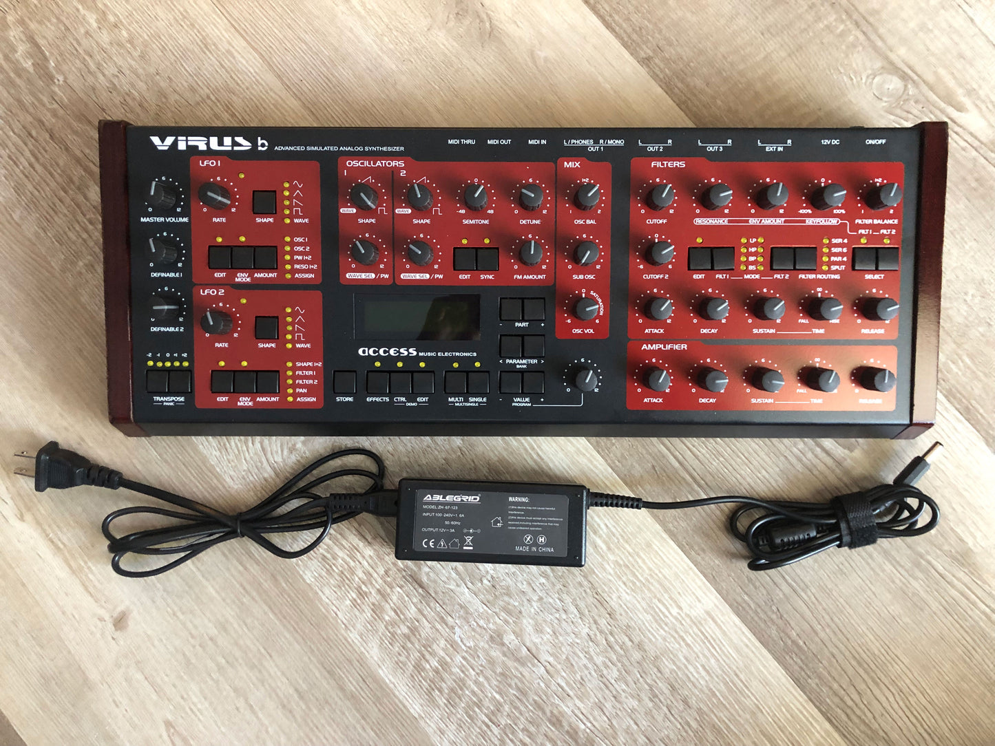 Access Virus B Desktop, All New Tacts, Power Filter Cap, Battery + PSU, OS 4.9