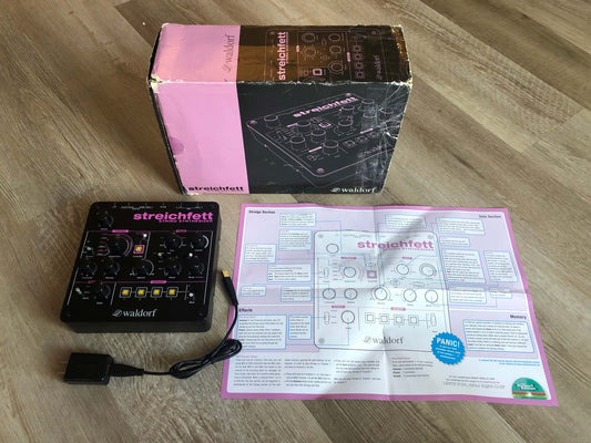 Waldorf Streichfett String Synthesizer w/ OG Box + PSU