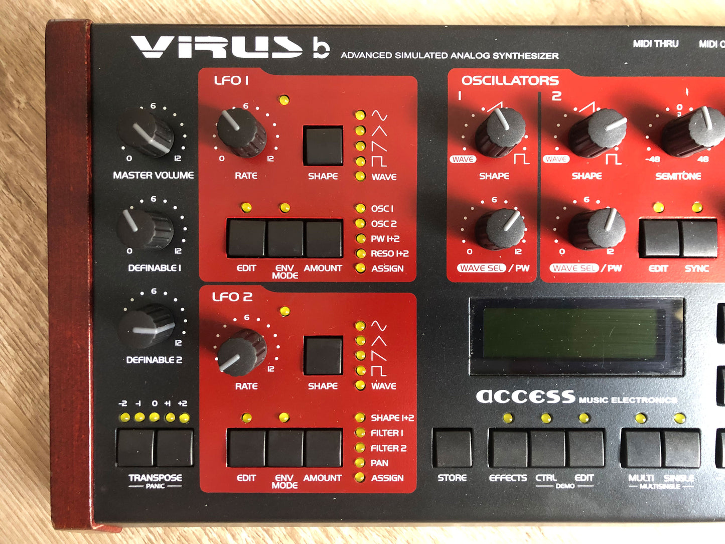 Access Virus B Desktop, New Tacts, Power Filter Cap, Battery + PSU, OS 4.5.2