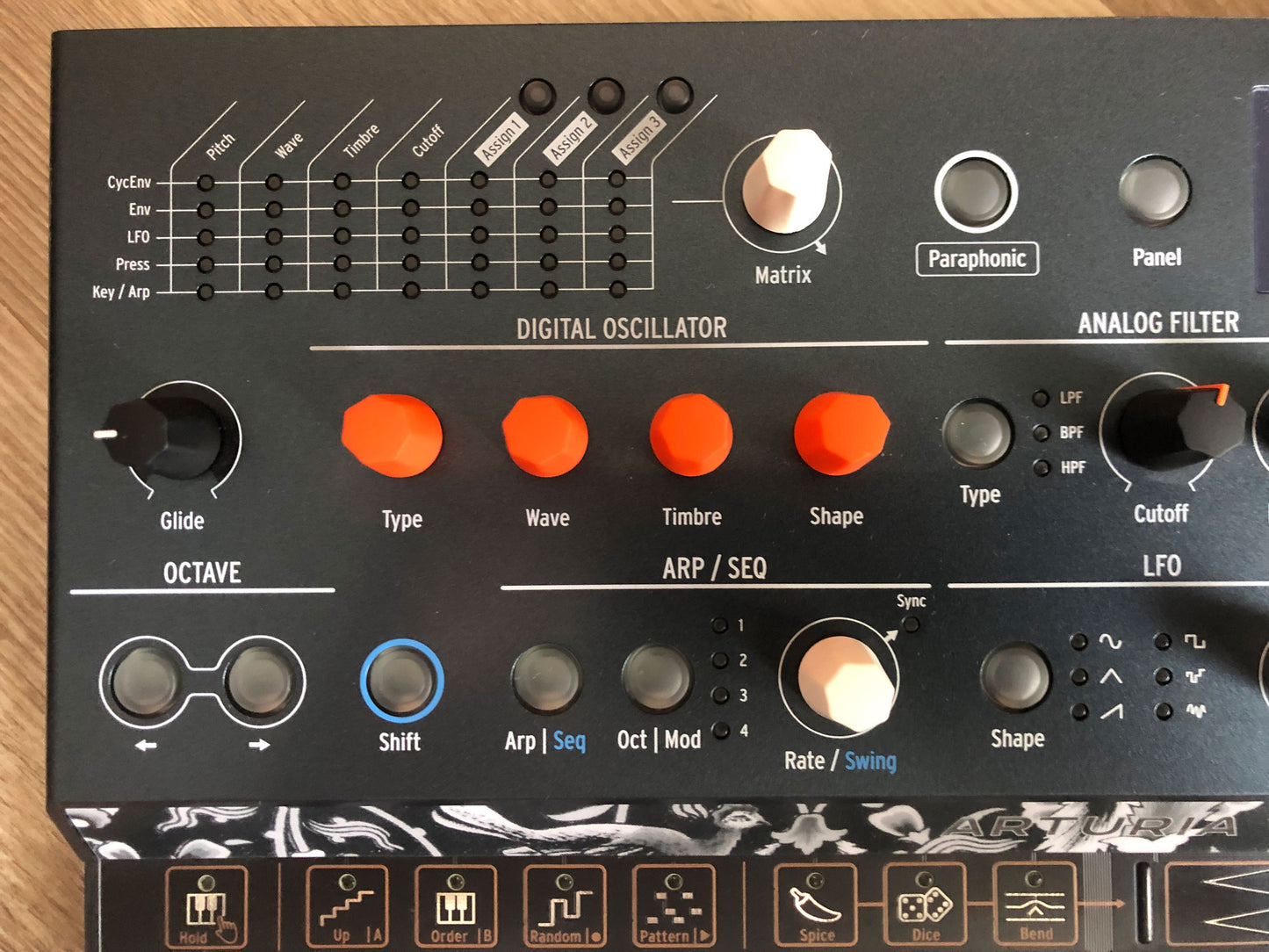 Arturia Microfreak w/ OG Power Supply + Midi Adapters
