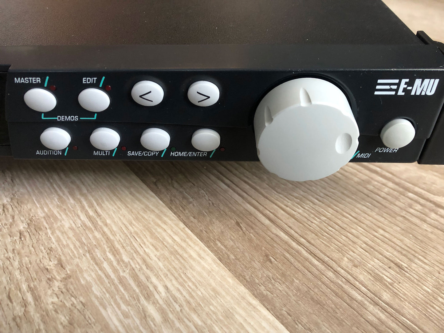 E-MU Systems Proteus 2000 w/ 3 ROMS, Rack Ears, + New Encoder