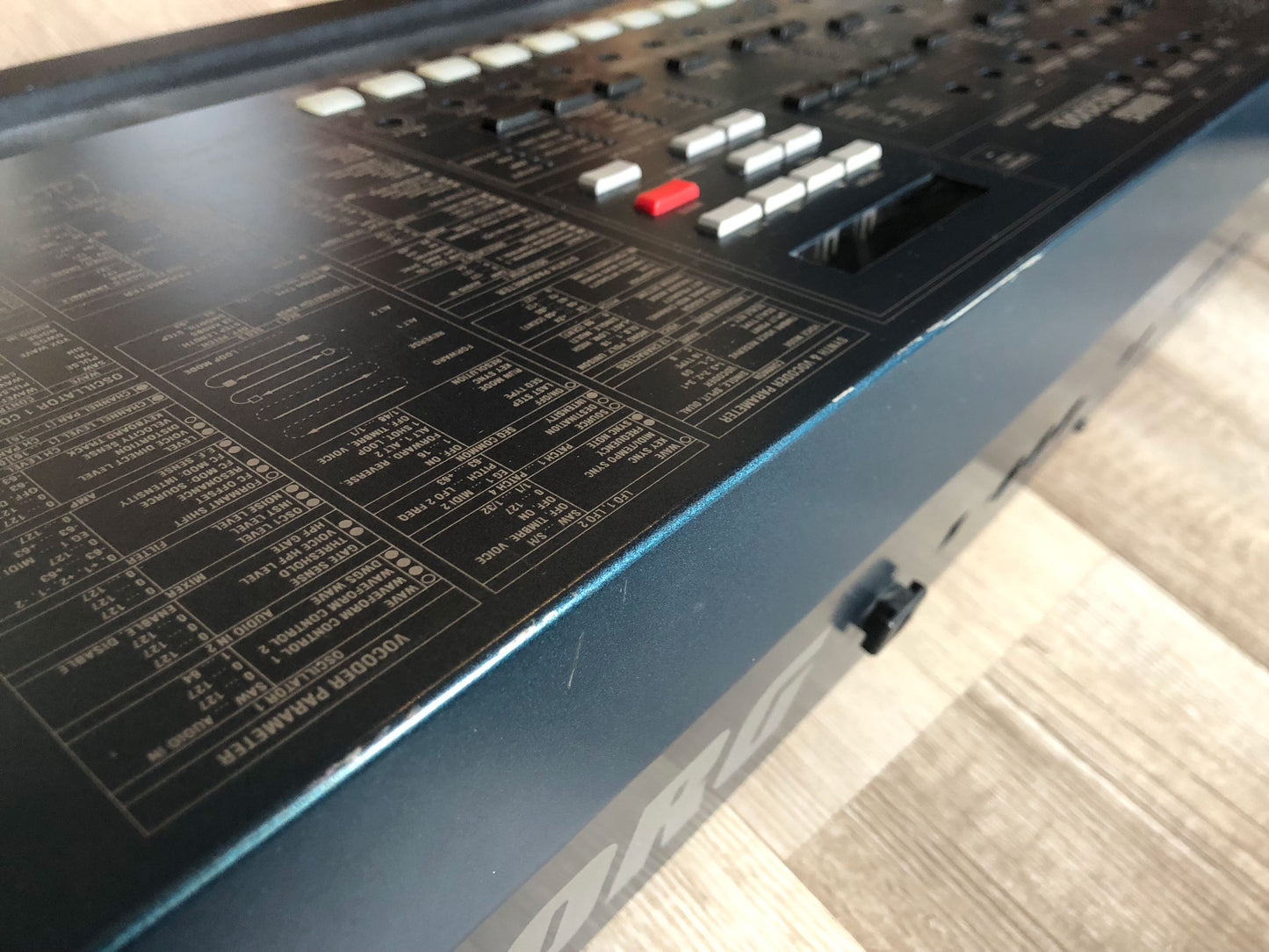Korg MS2000 Top & Bottom Frame + Pitch/Mod Wheel Housing & All Buttons