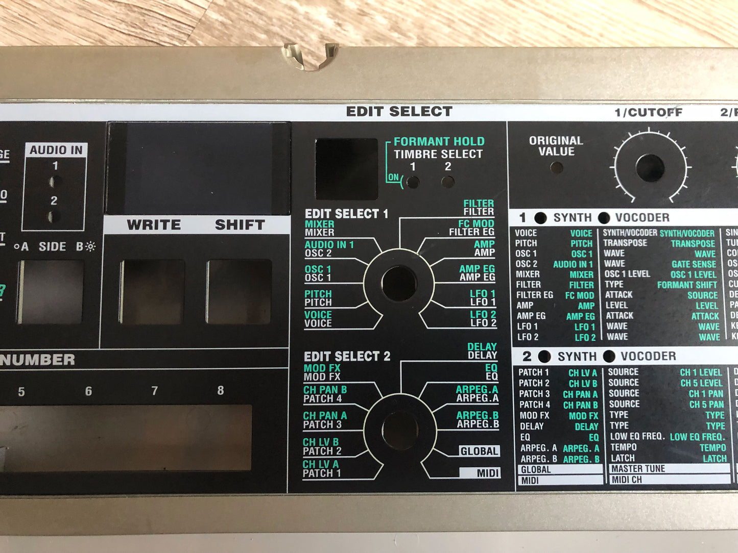 MicroKorg Chassis w/ Faceplate & Wood Sides in Good Condition
