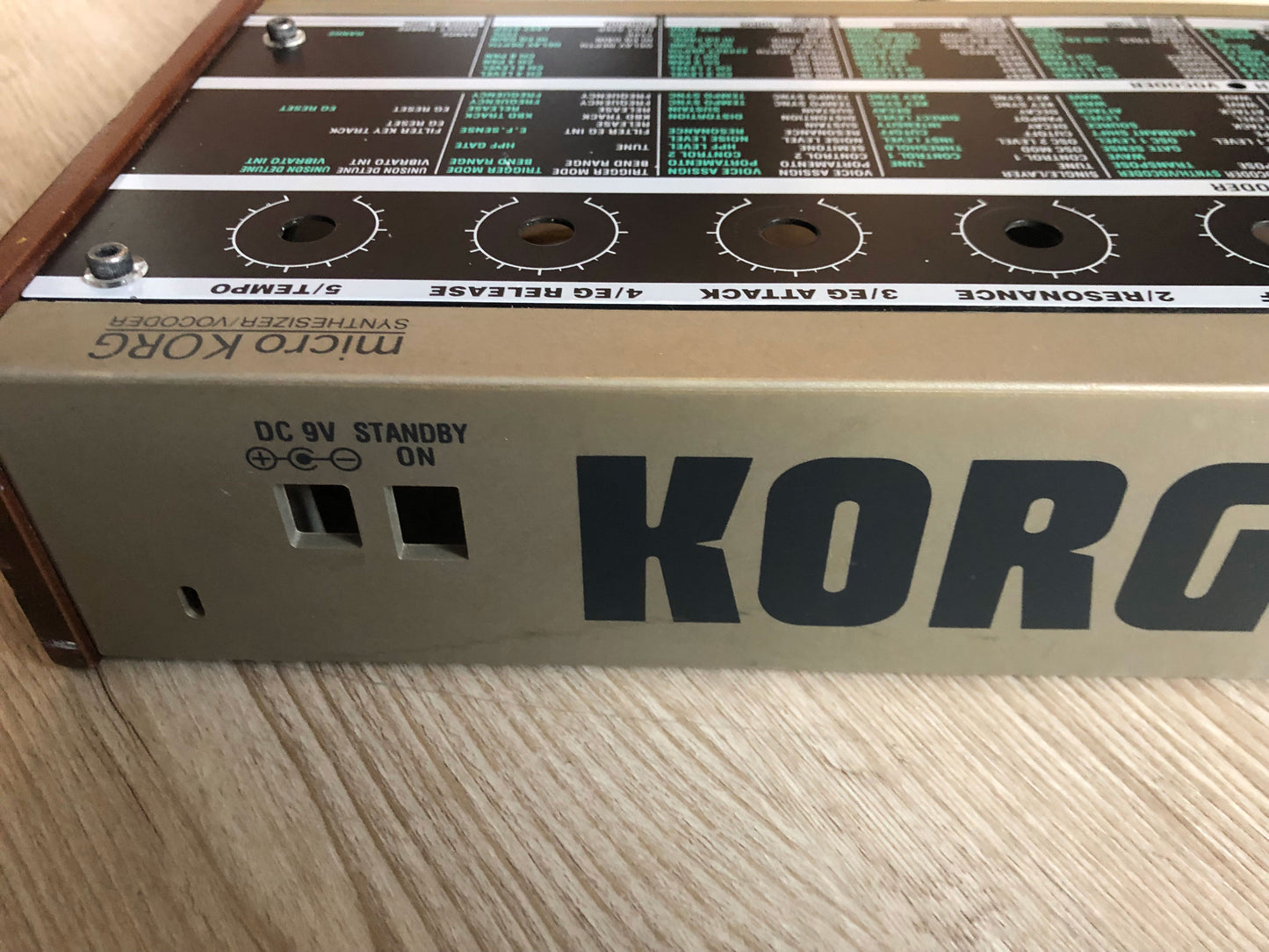 MicroKorg Chassis w/ Faceplate & Wood Sides in Good Condition