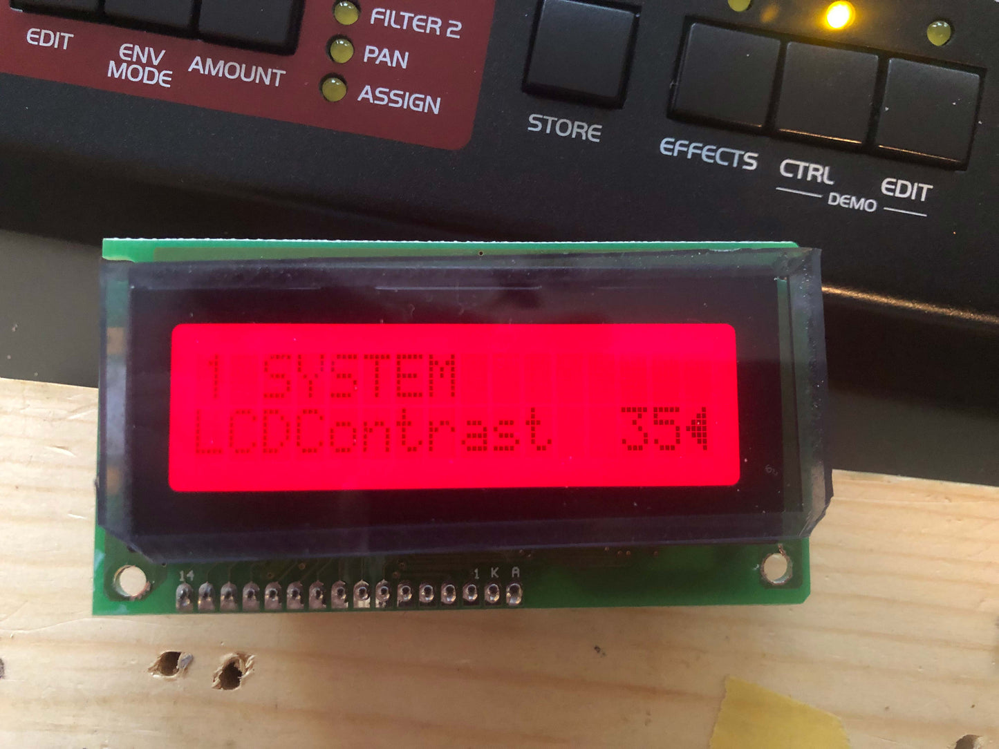 OEM Display for Access Virus KC 61-Key Synthesizer
