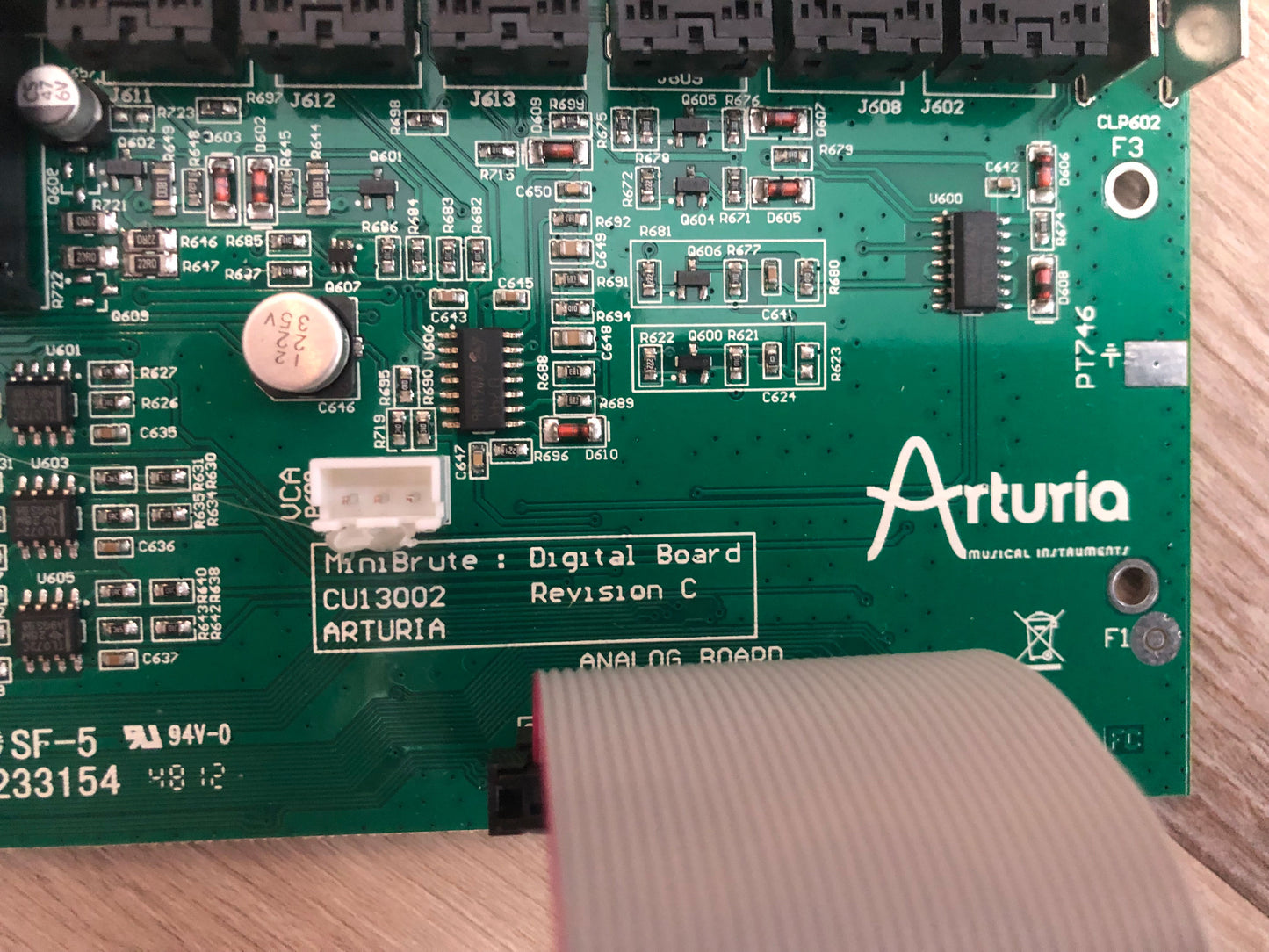 Arturia Minibrute Digital Input / Output Board (Daughter Board)
