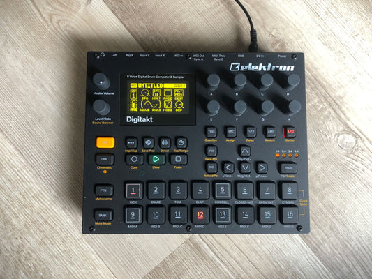 Elektron Digitakt in Excellent Condition w/ OG PSU, Box, Packing, Manual