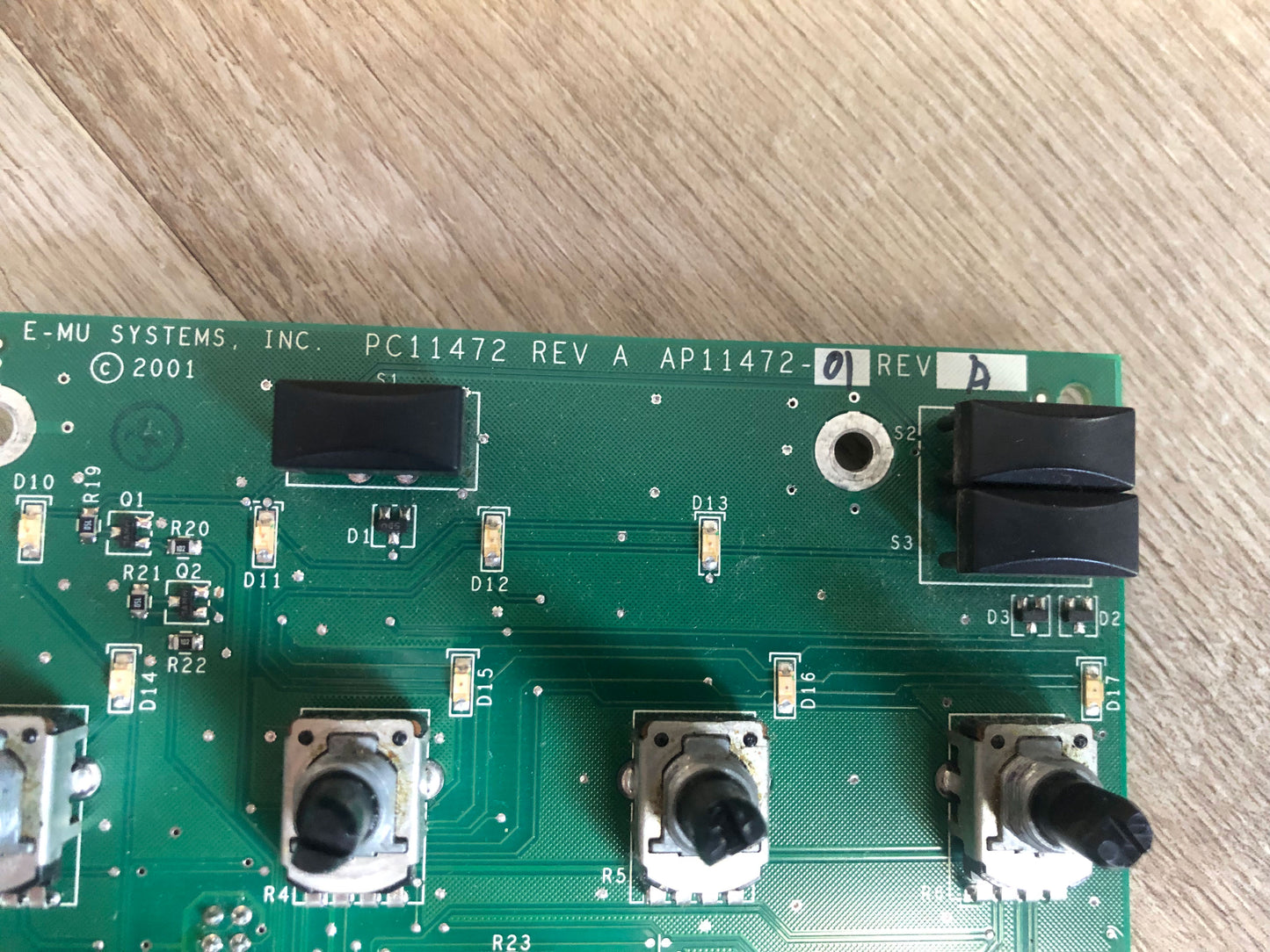E-MU Command Station Potentiometer Board AP11472-01
