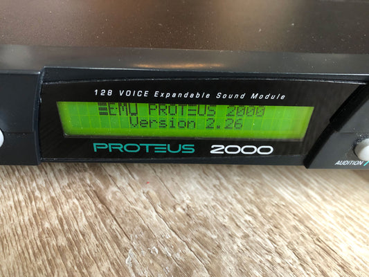 E-MU Systems Proteus 2000 w/ Rack Ears & New Encoder