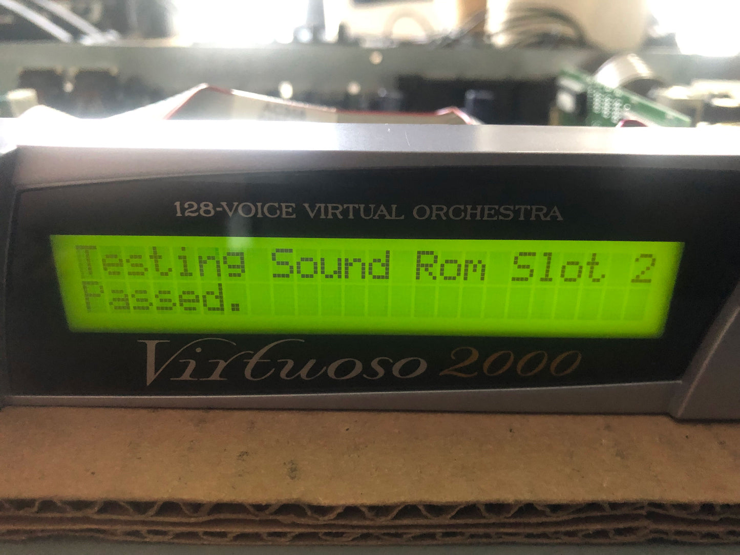 E-MU Virtuoso in Excellent Condition w/ Both Orchestral ROMS, Rack Ears, & New Encoder