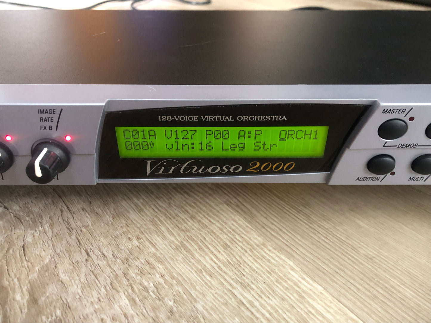 E-MU Virtuoso in Excellent Condition w/ Both Orchestral ROMS, Rack Ears, & New Encoder
