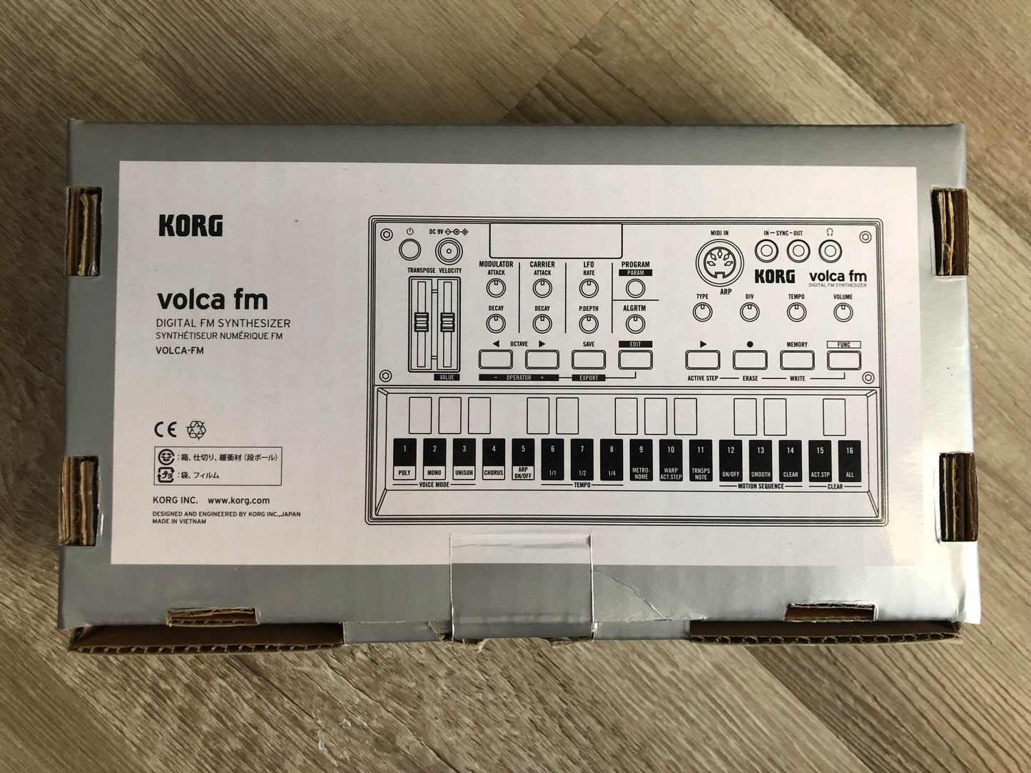 Korg Volca FM Digital Synthesizer / Sequencer with Original Box