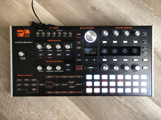 Hydrasynth Desktop with Rack Ears, New ASM Power Supply, & Original Box