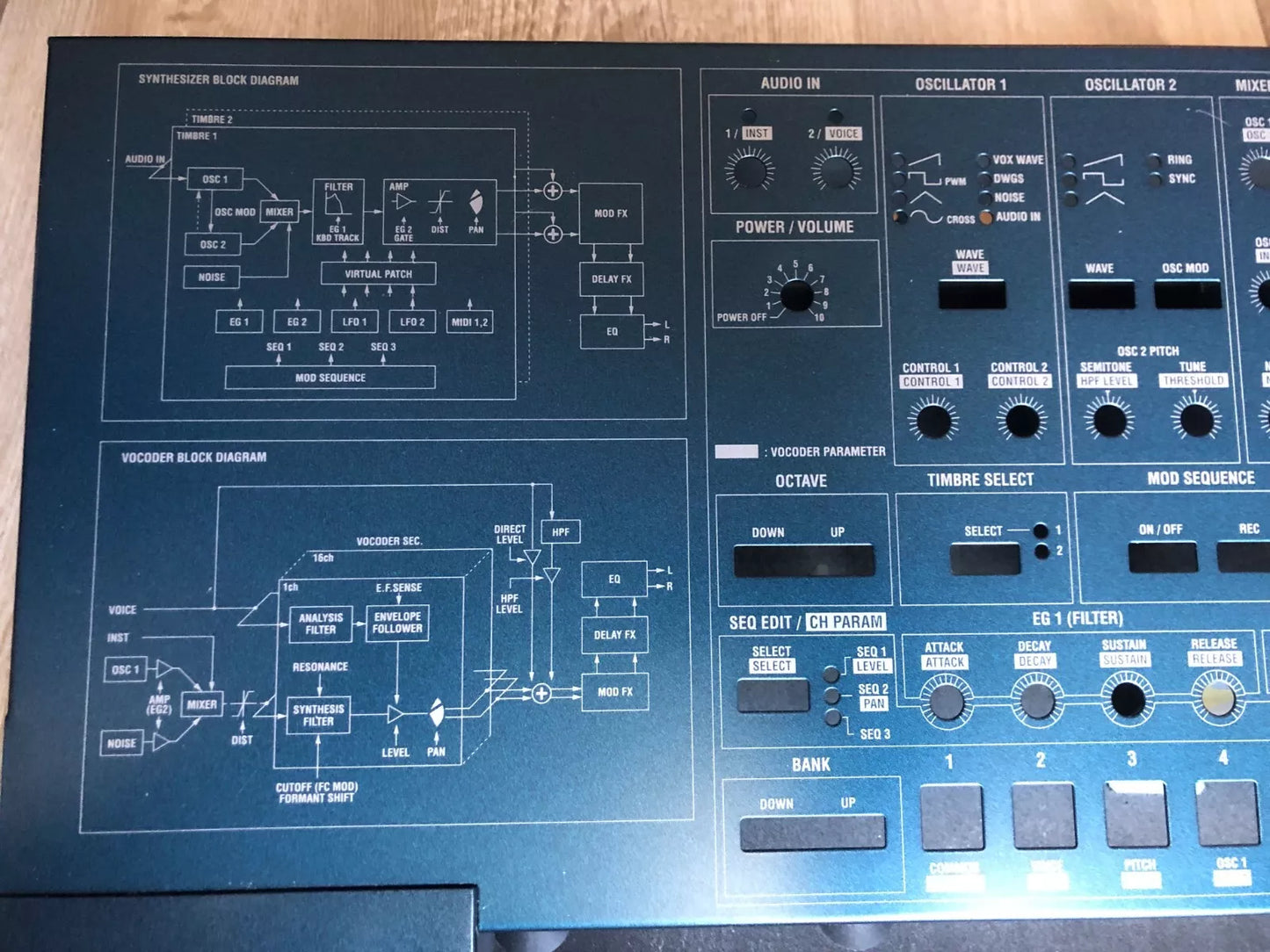 Korg MS2000 Top and Bottom Frame in Excellent Condition