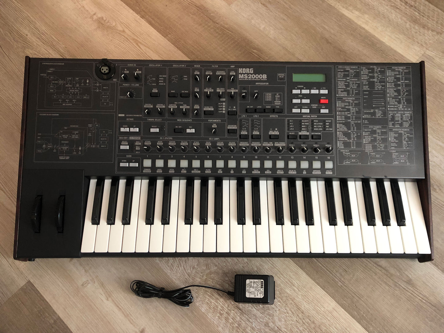 Korg MS2000B in Good Condition w/ Original Power Supply (No Mic)
