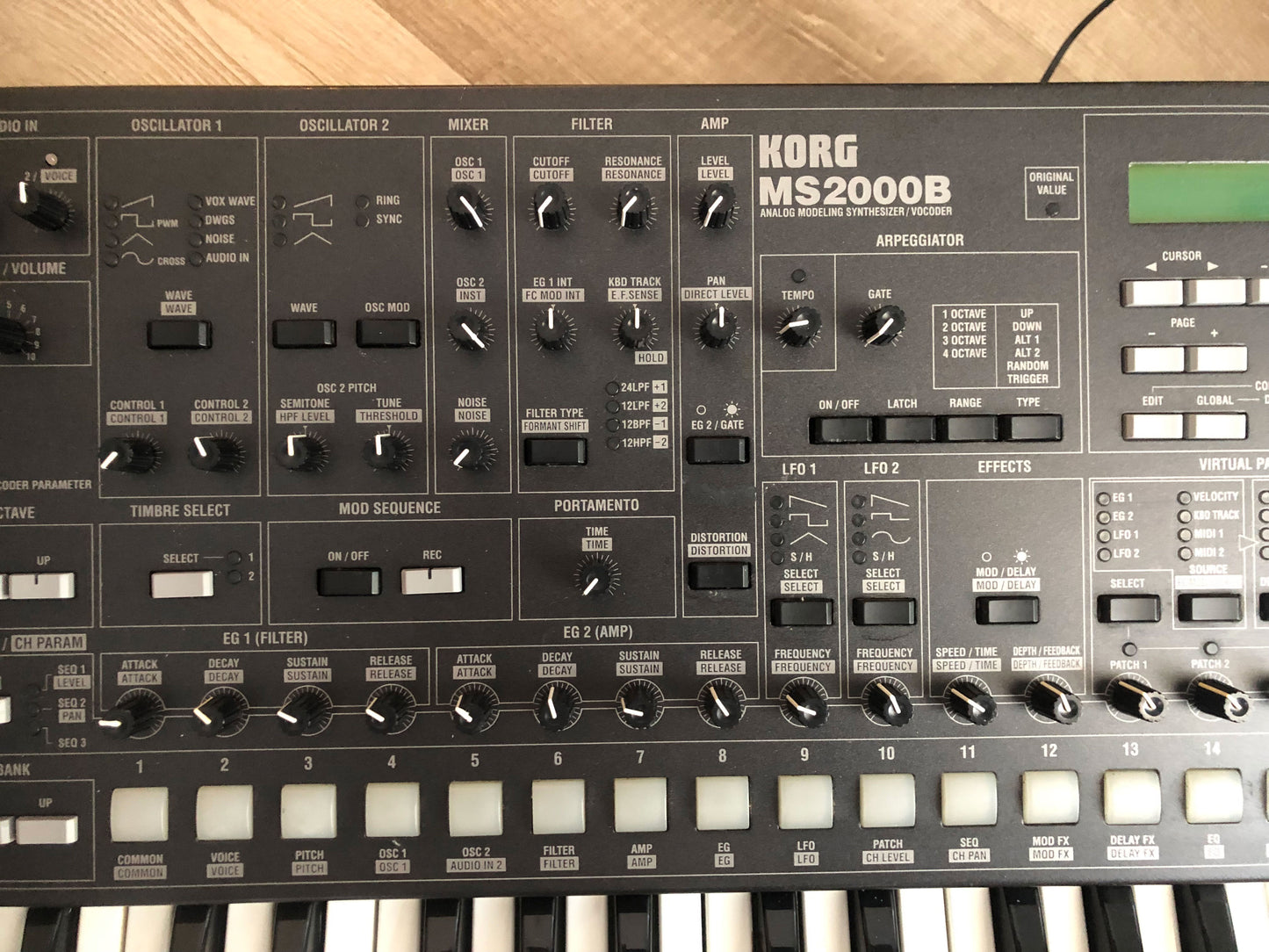 Korg MS2000B in Good Condition w/ Original Power Supply (No Mic)