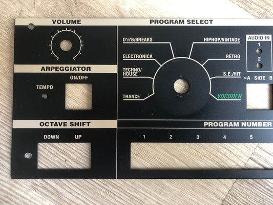 MicroKorg OEM Faceplate in Good Condition