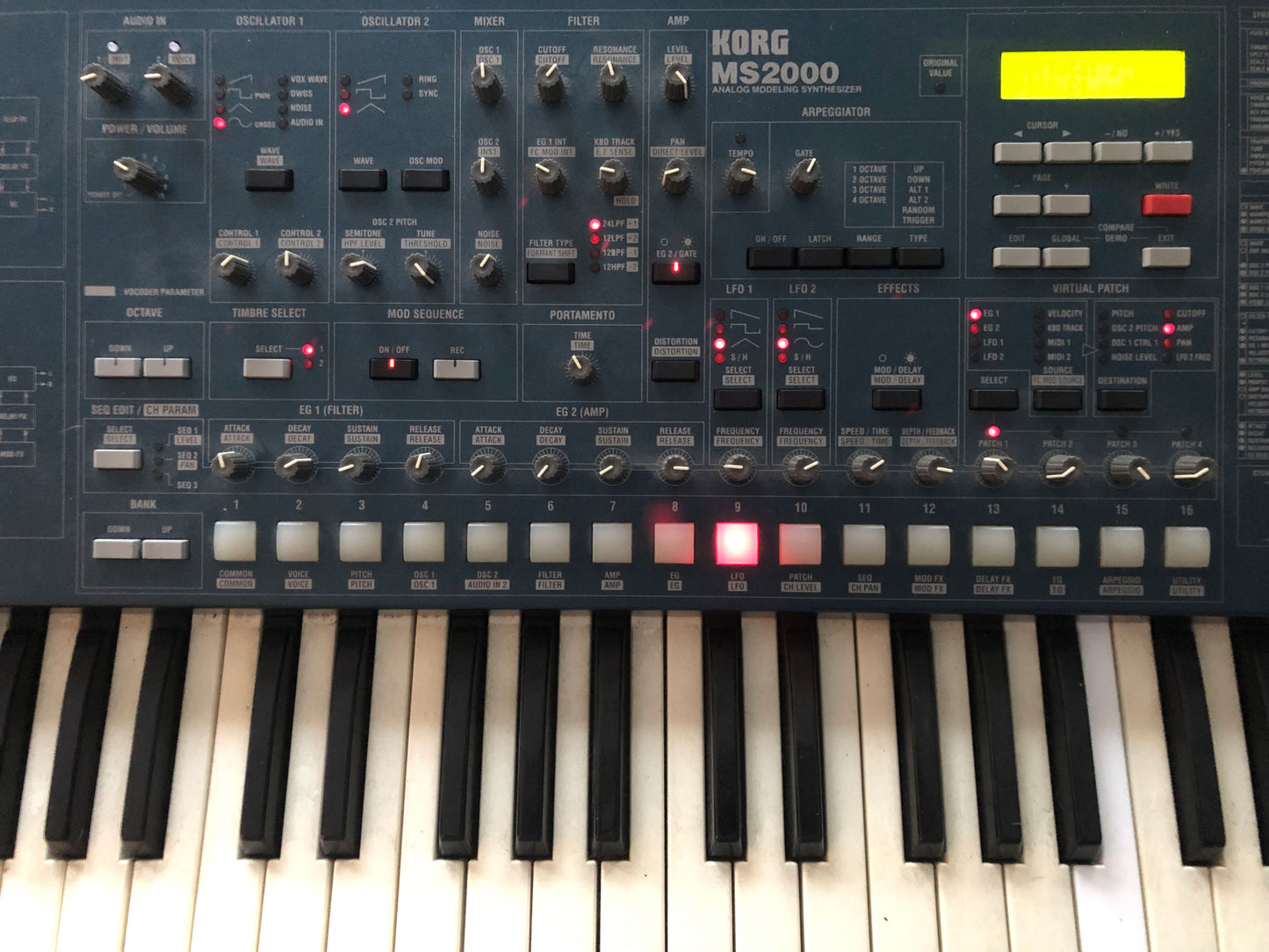 Korg MS2000 Panel Board, Fully Tested and Working