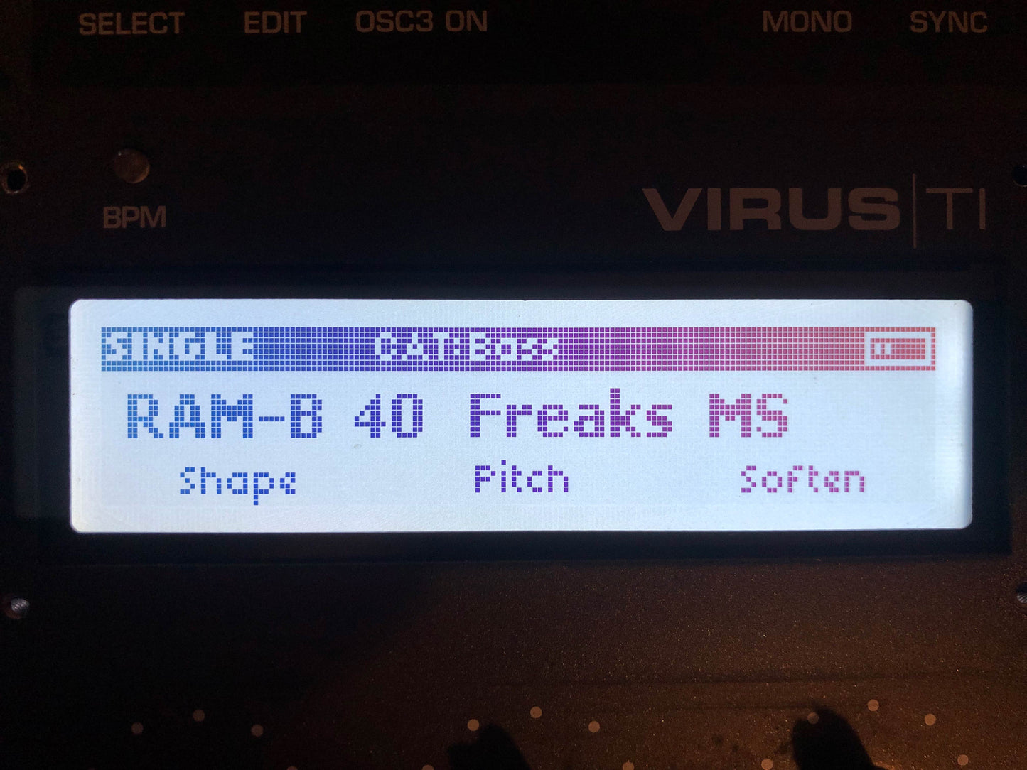OEM LCD Display for Access Virus TI Synthesizers (TI / TI2)