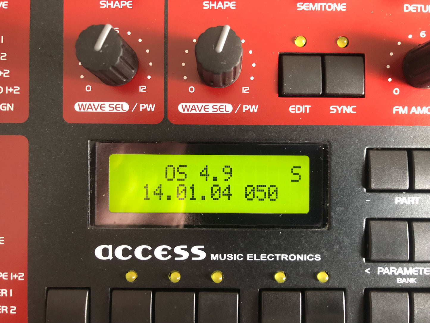 Access Virus B Desktop, New Tacts, Power Supply Filter Cap, Battery, OS 4.9