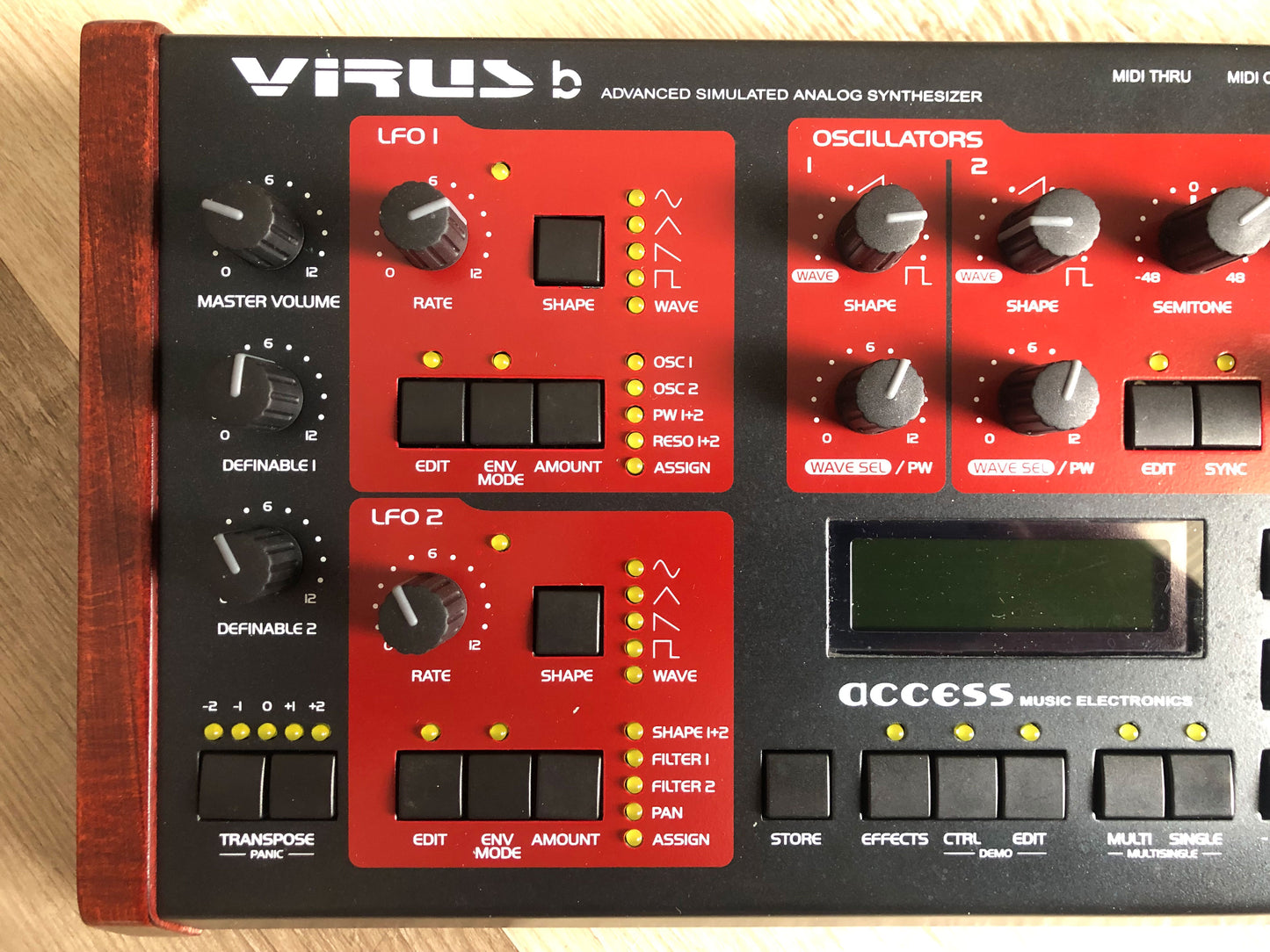 Access Virus B Desktop, New Tacts, Power Supply Filter Cap, Battery, OS 4.9