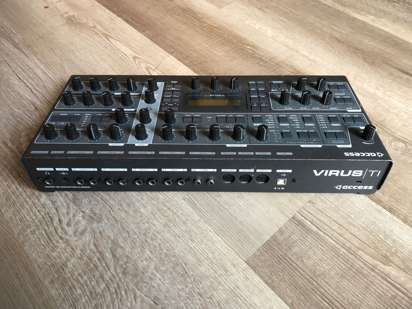 Access Virus TI2 Desktop Synth with New Battery, Power Supply, and New USB Cable