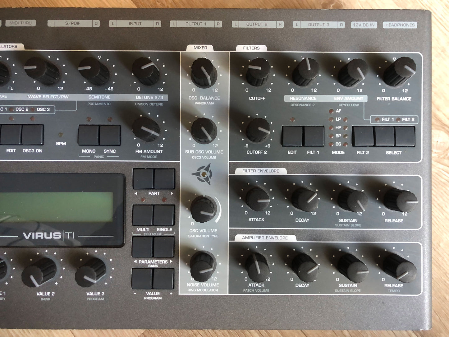Access Virus TI2 Desktop Synth with New Battery, Power Supply, and New USB Cable