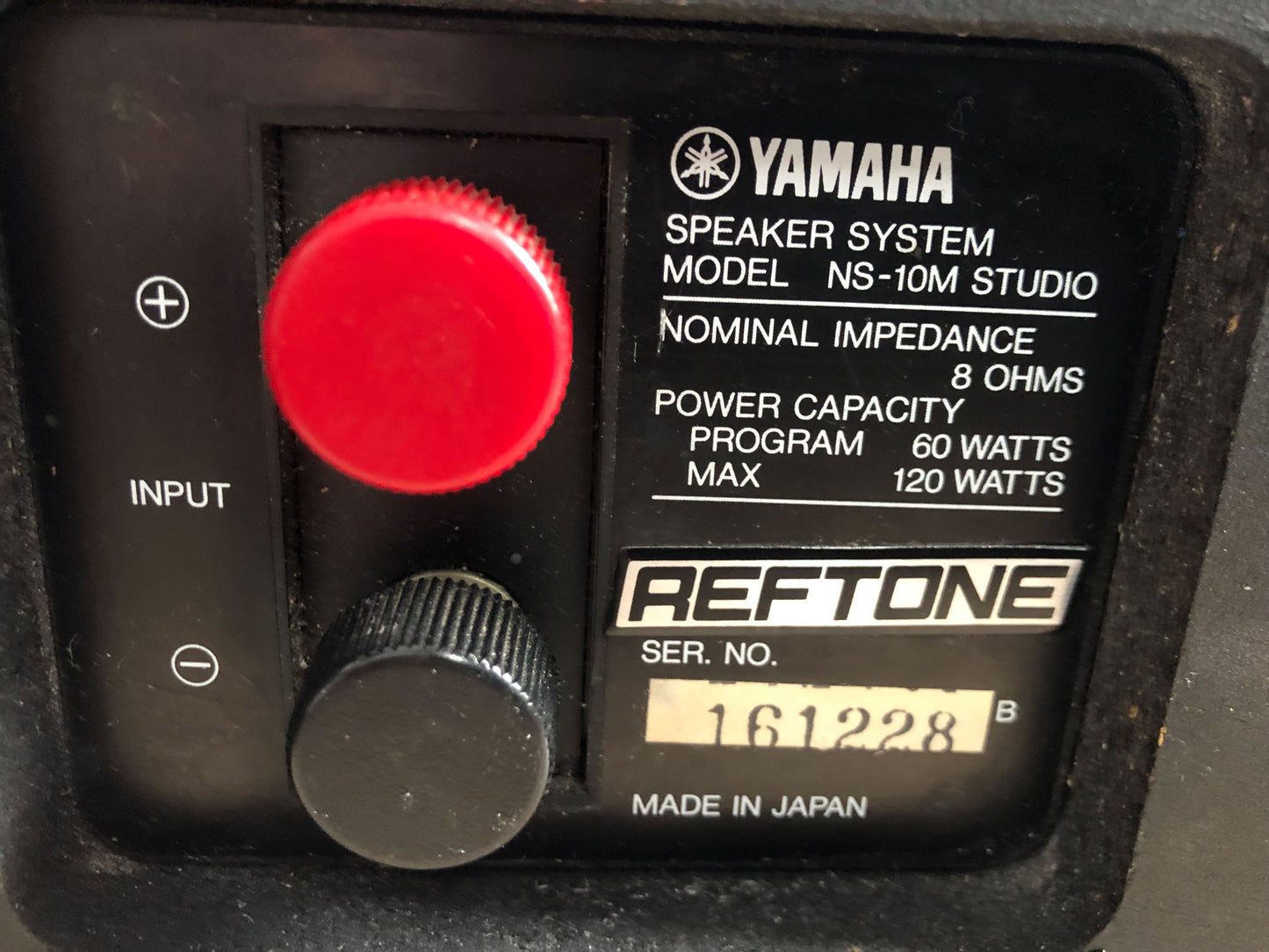 Yamaha NS-10M Studio Monitors Matched Set w/ Reftone Upgraded Woofers