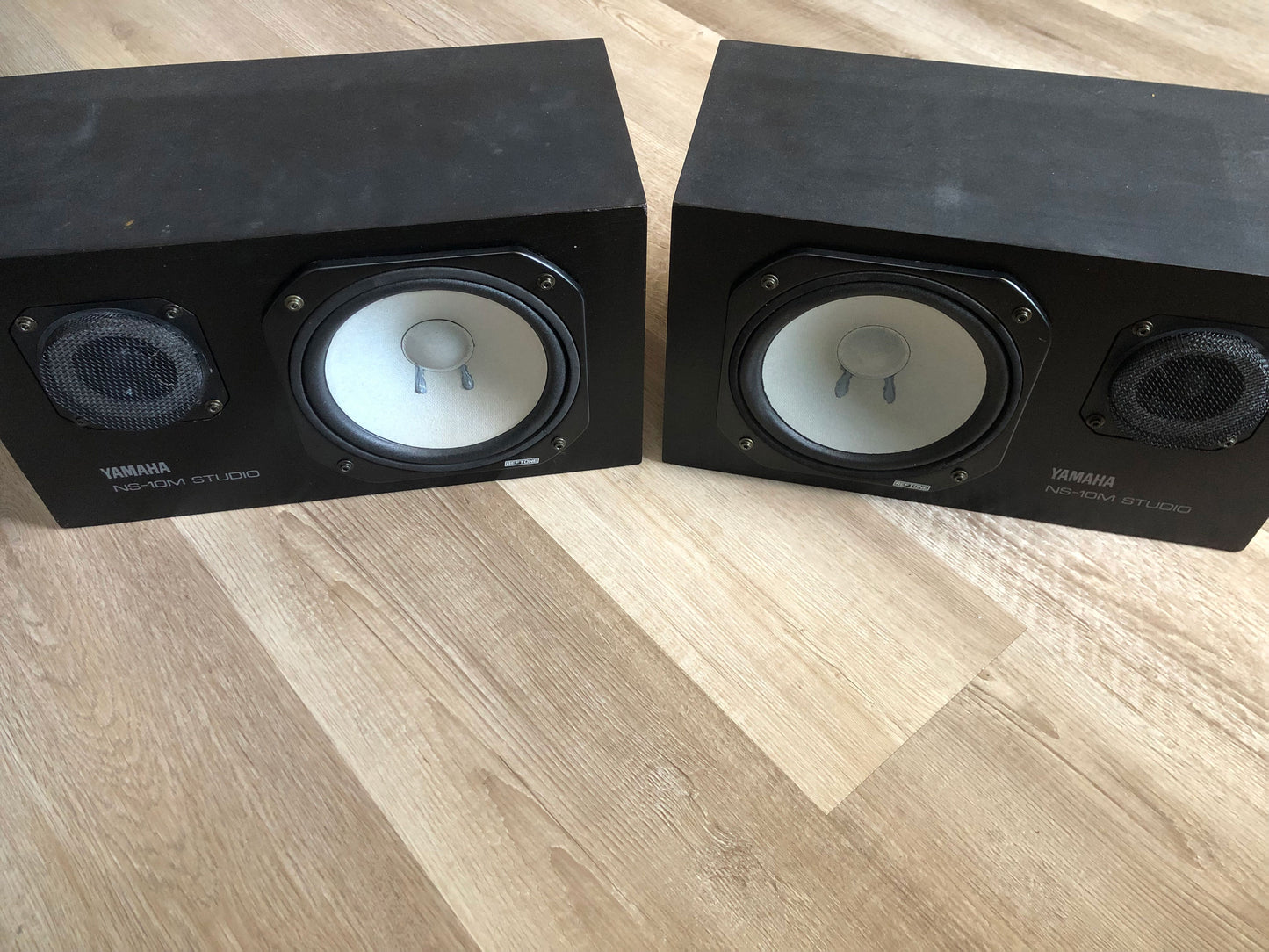 Yamaha NS-10M Studio Monitors Matched Set w/ Reftone Upgraded Woofers