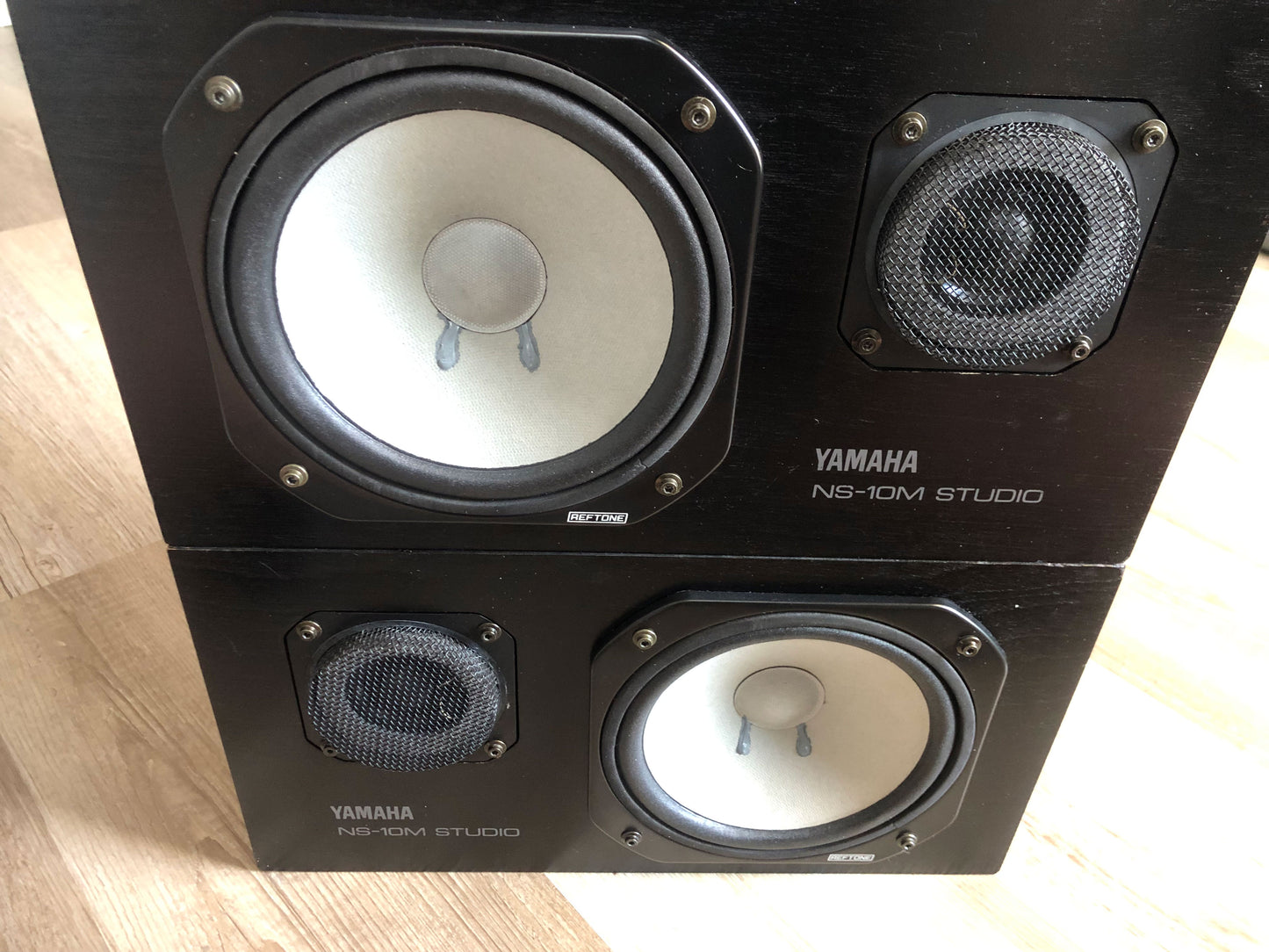 Yamaha NS-10M Studio Monitors Matched Set w/ Reftone Upgraded Woofers